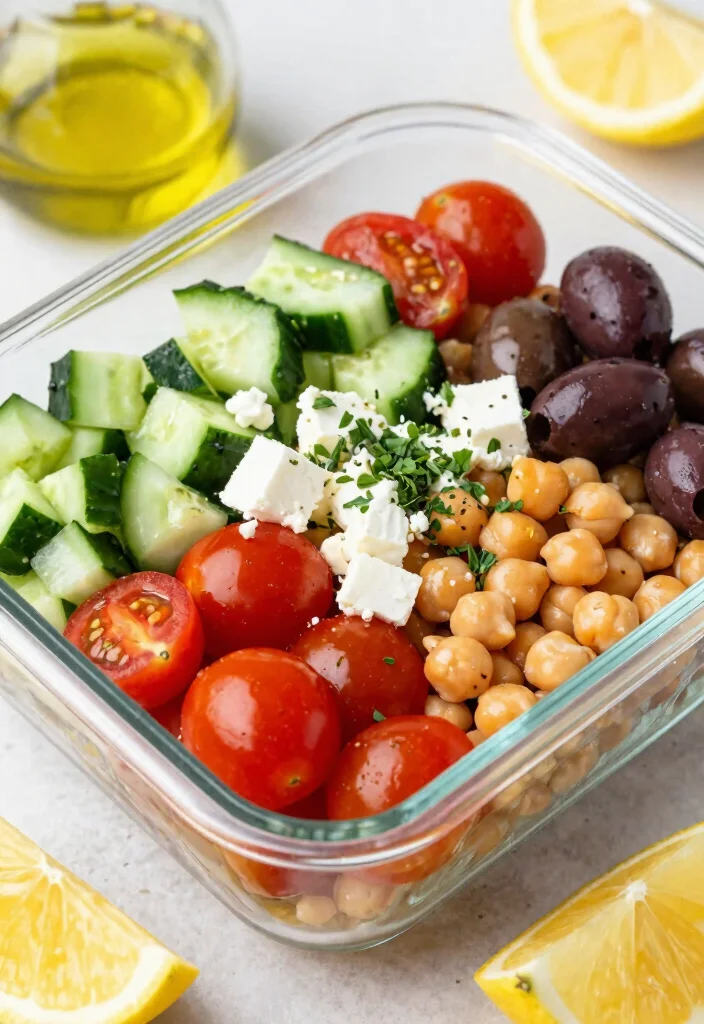 10 Easy Healthy Lunches for Work: Quick, Satisfying, and Portable - 3. Mediterranean Chickpea Bowl 1
