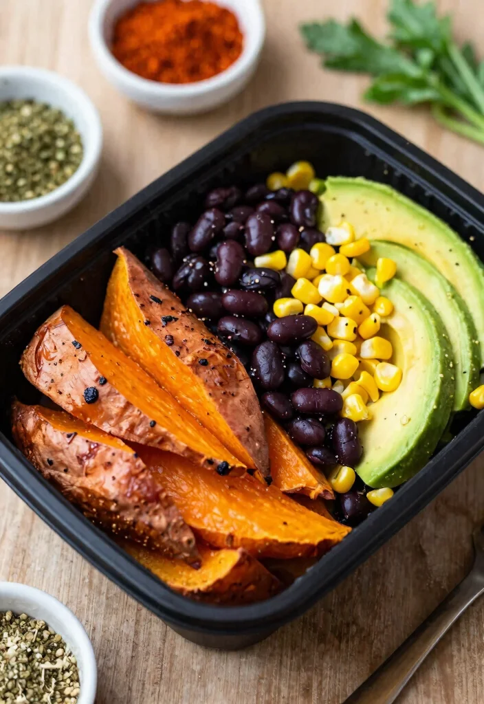 10 Easy Healthy Lunches for Work: Quick, Satisfying, and Portable - 5. Sweet Potato and Black Bean Bowl 1