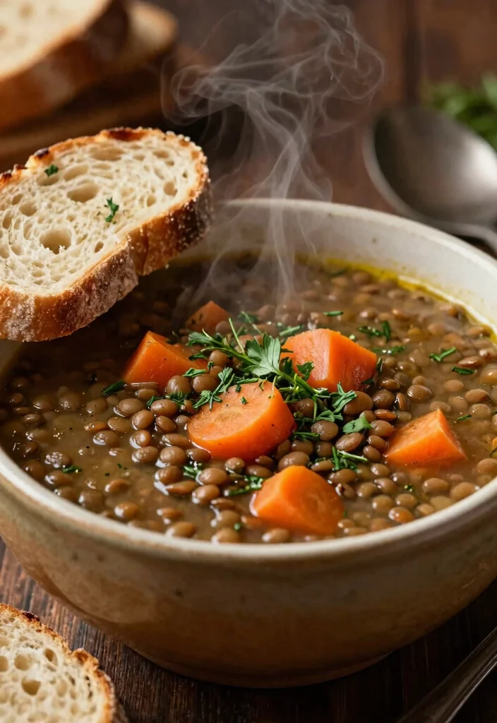 10 Easy Healthy Lunches for Work: Quick, Satisfying, and Portable - 7. Lentil and Vegetable Soup 1
