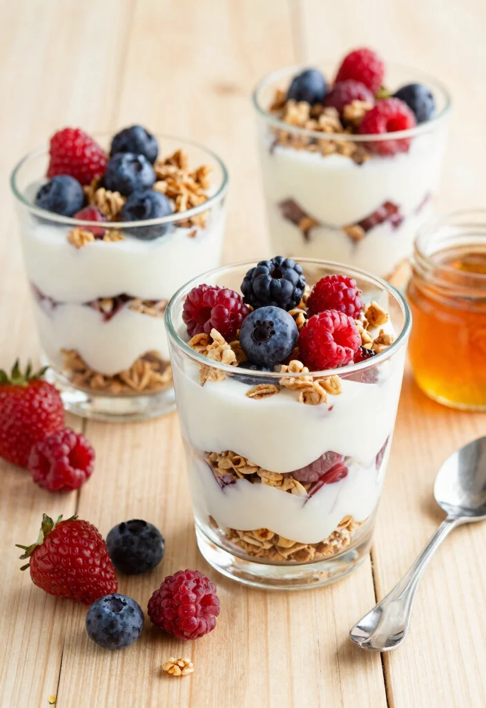 10 Easy Healthy Meals for Kids: Fun, Nutritious, and Family Approved - 2. Fruity Yogurt Parfaits 1
