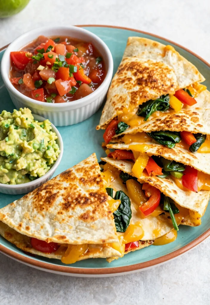 10 Easy Healthy Meals for Kids: Fun, Nutritious, and Family Approved - 3. Cheesy Vegetable Quesadillas 1