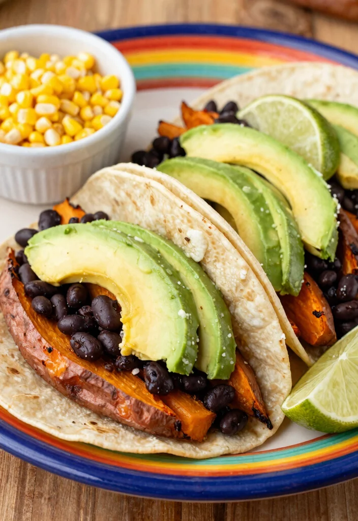 10 Easy Healthy Meals for Kids: Fun, Nutritious, and Family Approved - 4. Sweet Potato and Black Bean Tacos 1