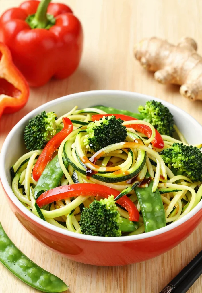 10 Easy Healthy Meals for Kids: Fun, Nutritious, and Family Approved - 5. Zucchini Noodle Stir-Fry 1