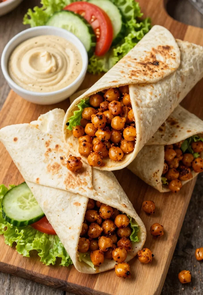 10 Soft Gluten Free Pita Bread Recipes Perfect for Wraps and Dipping - 2. Spiced Chickpea Pita Wraps 1