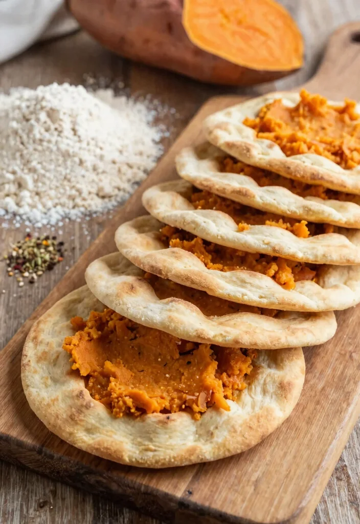 10 Soft Gluten Free Pita Bread Recipes Perfect for Wraps and Dipping - 4. Sweet Potato Gluten Free Pita 1