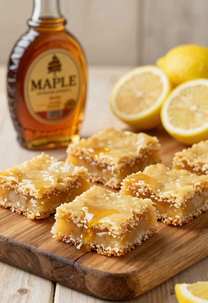 10 Tangy Gluten Free Lemon Bars Recipes Bright Zesty and Irresistible - 4. Maple Syrup Lemon Bars 1