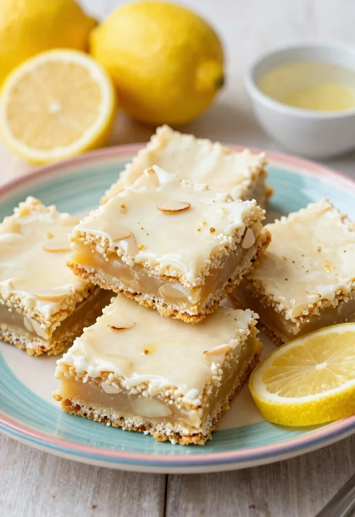 10 Tangy Gluten Free Lemon Bars Recipes Bright Zesty and Irresistible - 6. Almond Flour Lemon Bars with Stevia 1