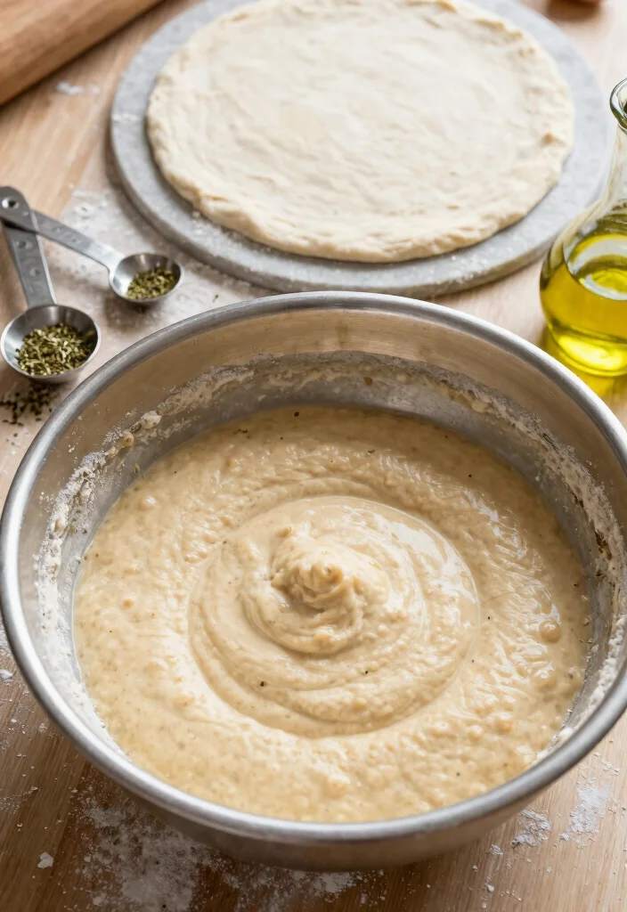 11 Best Gluten Free Pizza Dough Recipes Crispy Chewy and Easy to Make - 3. Chickpea Flour Pizza Dough 1
