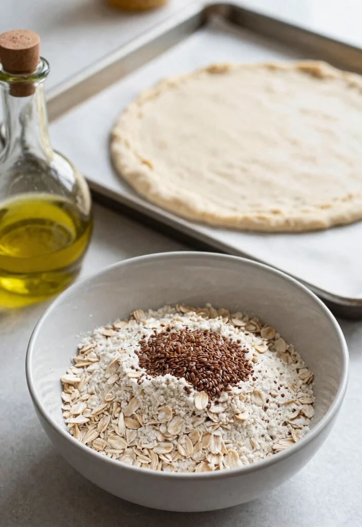 11 Best Gluten Free Pizza Dough Recipes Crispy Chewy and Easy to Make - 7. Oat Flour Pizza Dough 1