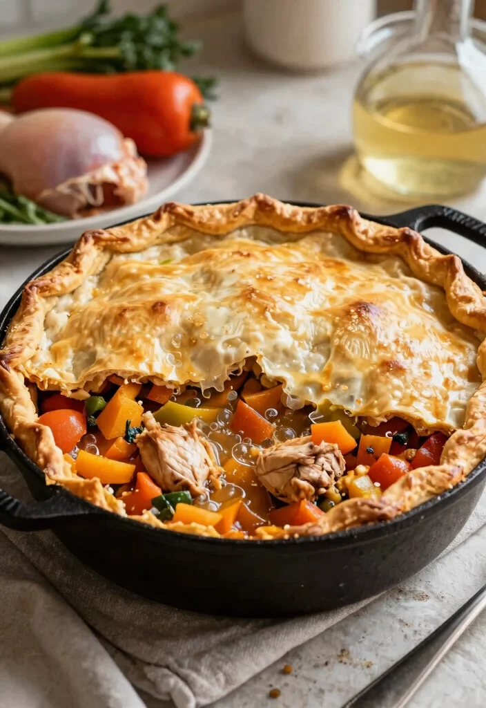 11 Creamy Gluten Free Chicken Pot Pie Recipes Comfort Food at Its Best - 8. Skillet Chicken Pot Pie 1