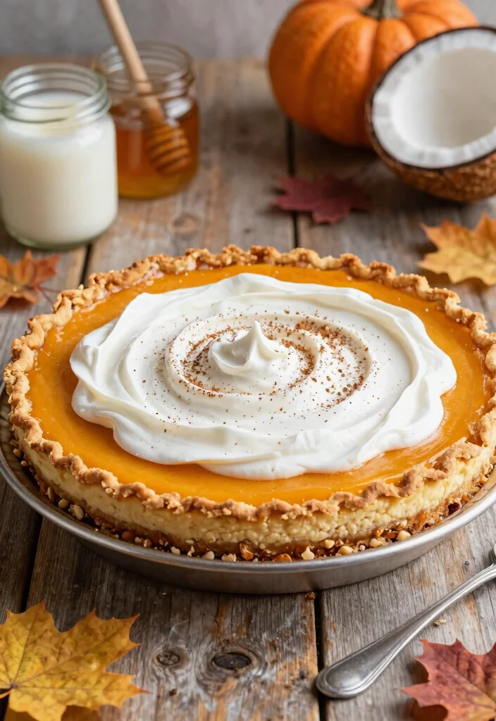 11 Creamy Gluten Free Pumpkin Pie Recipes Perfect for Thanksgiving - 2. No-Bake Gluten Free Pumpkin Cheesecake Pie 1