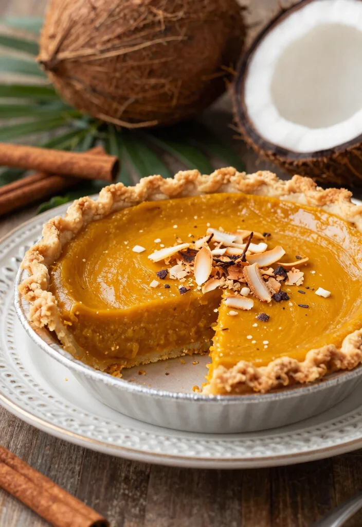 11 Creamy Gluten Free Pumpkin Pie Recipes Perfect for Thanksgiving - 5. Spiced Coconut Gluten Free Pumpkin Pie 1