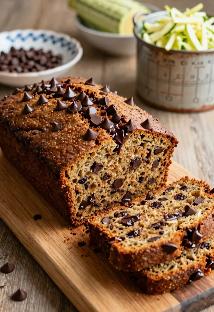 11 Easy Gluten Free Zucchini Bread Recipes Moist Tender and Flavorful - 2. Chocolate Chip Gluten Free Zucchini Bread 1