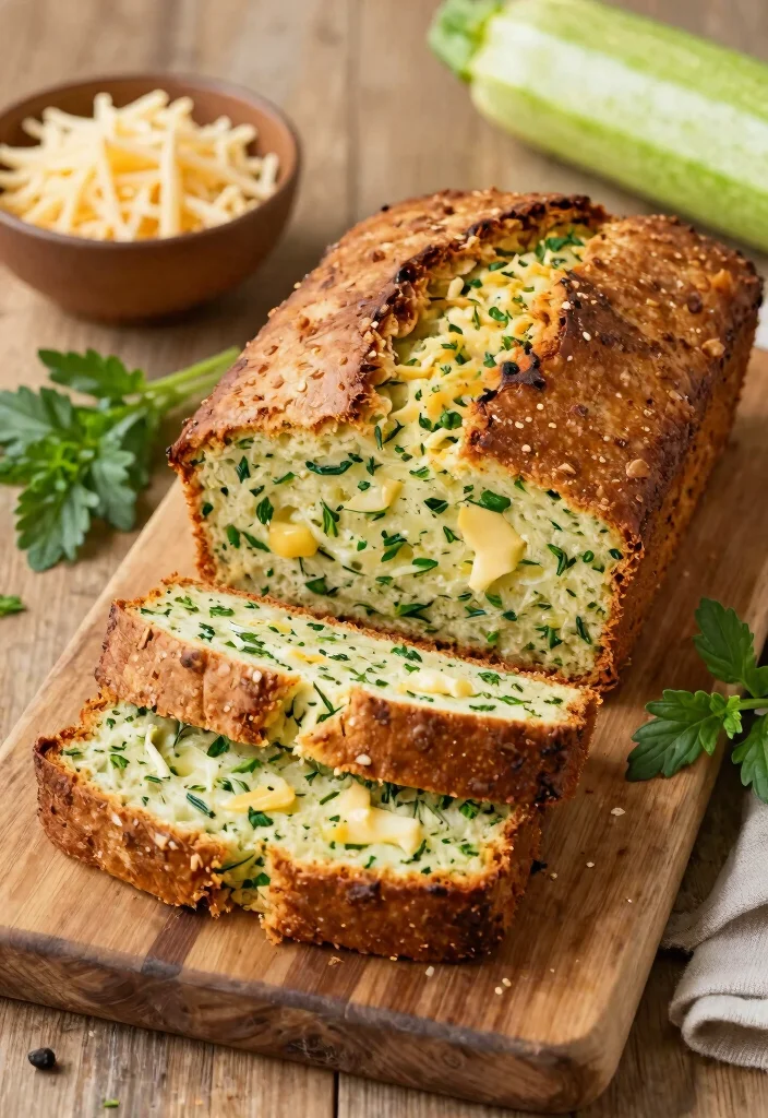 11 Easy Gluten Free Zucchini Bread Recipes Moist Tender and Flavorful - 6. Savory Zucchini Bread with Cheese and Herbs 1