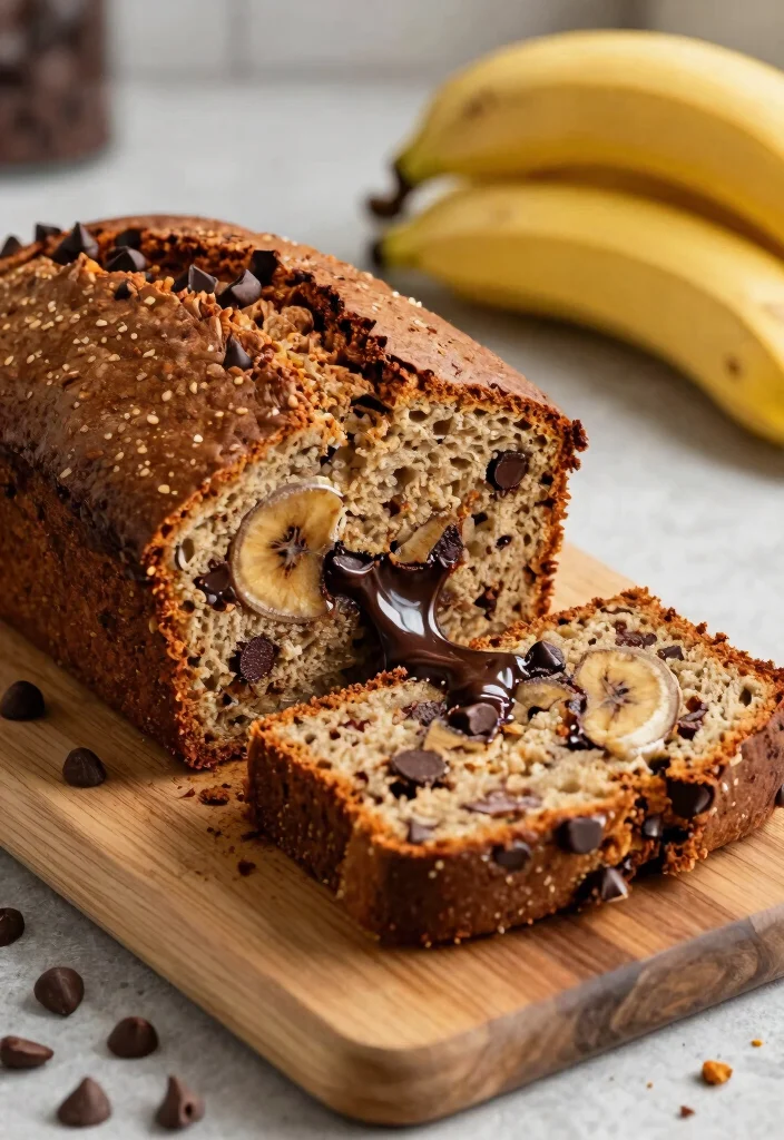 12 Best Gluten Free Banana Bread Recipes Moist Fluffy and Easy to Make - 2. Chocolate Chip Gluten Free Banana Bread 1
