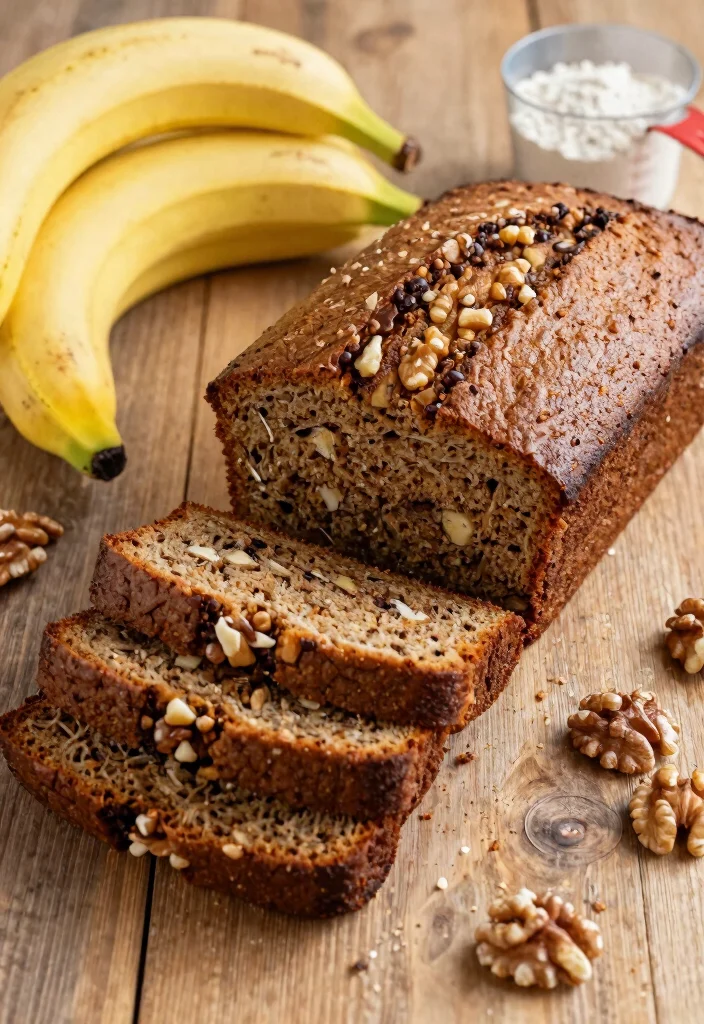12 Best Gluten Free Banana Bread Recipes Moist Fluffy and Easy to Make - 3. Nutty Gluten Free Banana Bread 1