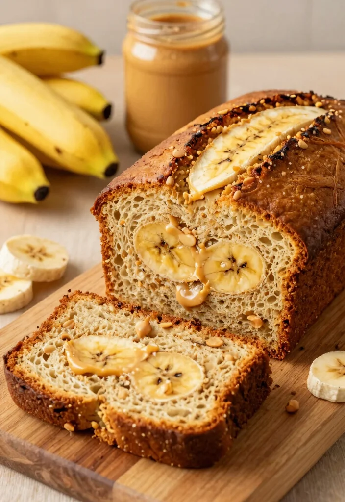 12 Best Gluten Free Banana Bread Recipes Moist Fluffy and Easy to Make - 6. Peanut Butter Banana Bread 1