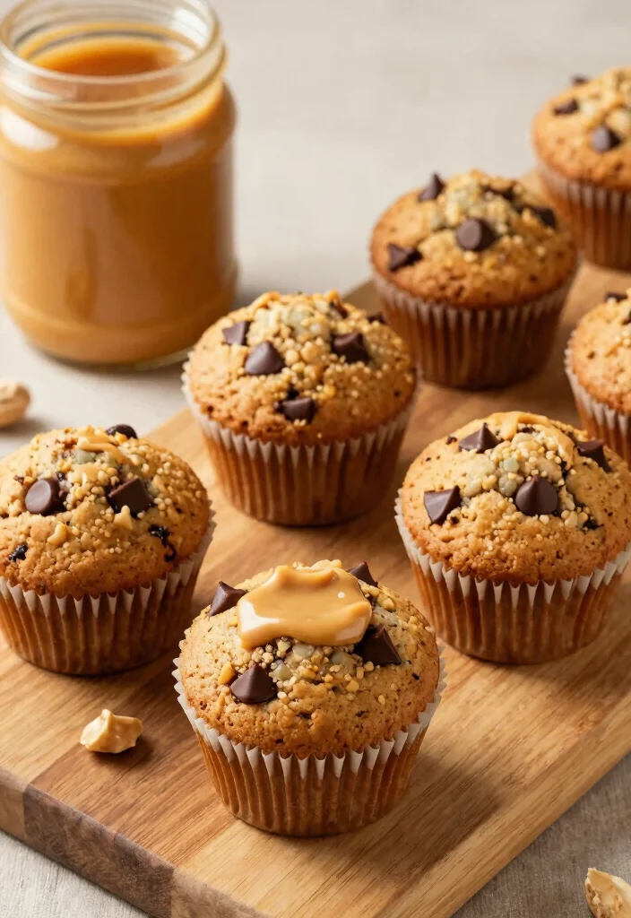12 Best Gluten Free Chocolate Chip Muffins Soft Rich and Bakery Style - 3. Peanut Butter Chocolate Chip Muffins 1