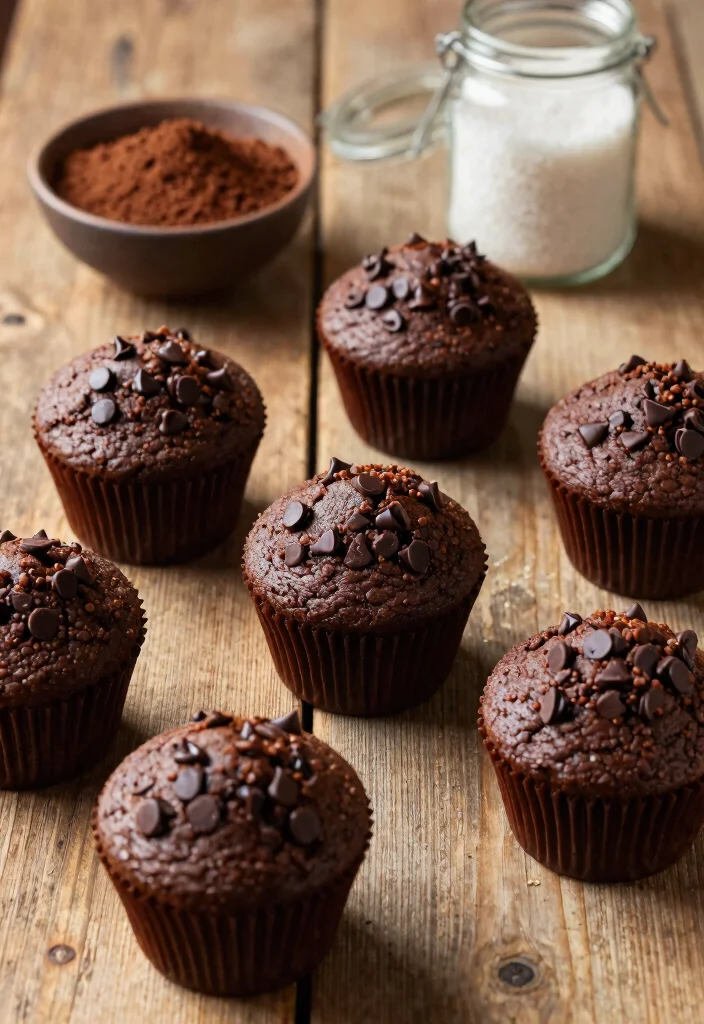 12 Best Gluten Free Chocolate Chip Muffins Soft Rich and Bakery Style - 5. Double Chocolate Chip Muffins 1