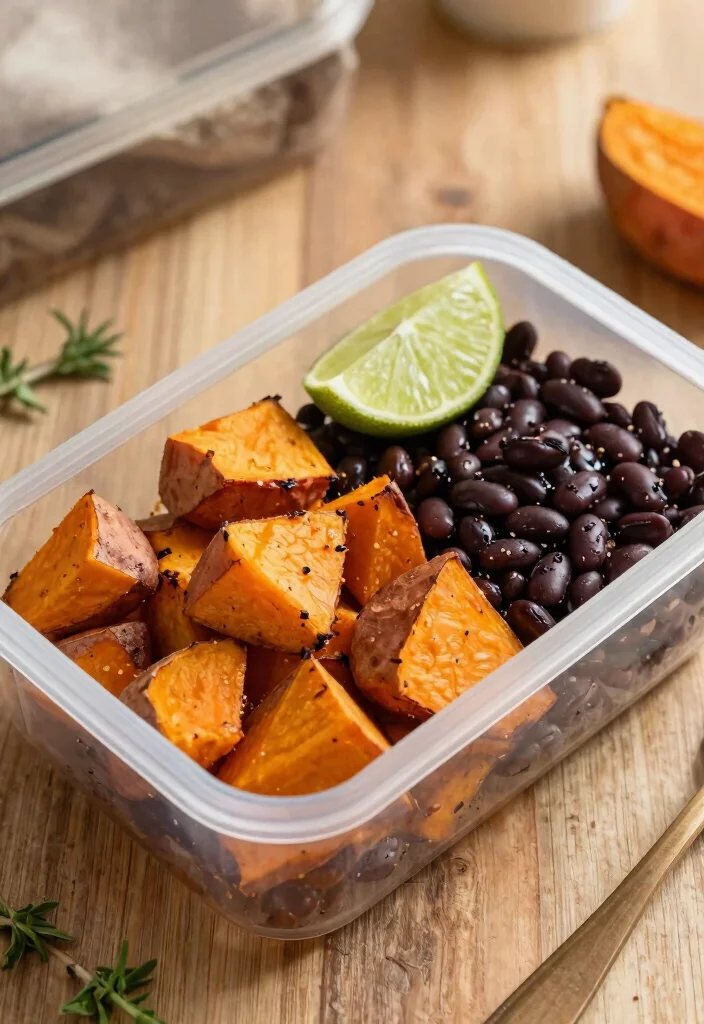 12 Best Gluten Free Meal Prep Ideas to Save Time All Week Long - 3. Sweet Potato and Black Bean Bowls 1