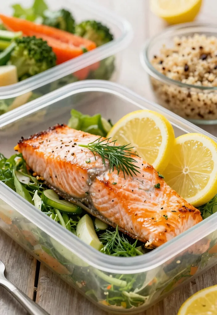 12 Best Gluten Free Meal Prep Ideas to Save Time All Week Long - 7. Baked Lemon Herb Salmon 1