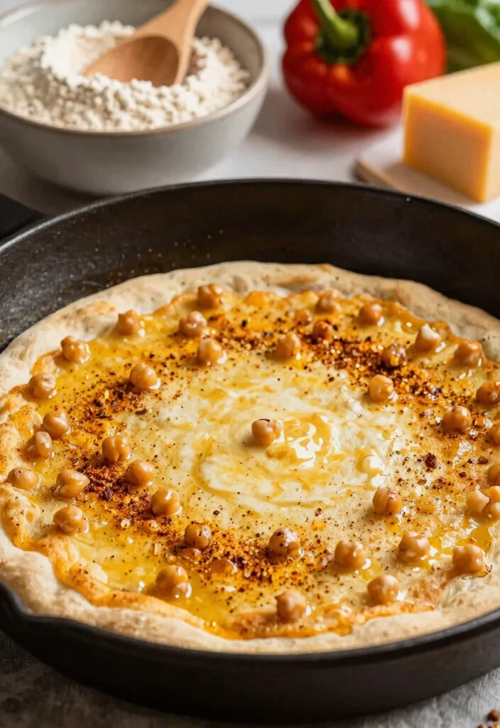 12 Best Gluten Free Pizza Crust Recipes Thin Crispy and Delicious - 3. Chickpea Flour Pizza Crust 1
