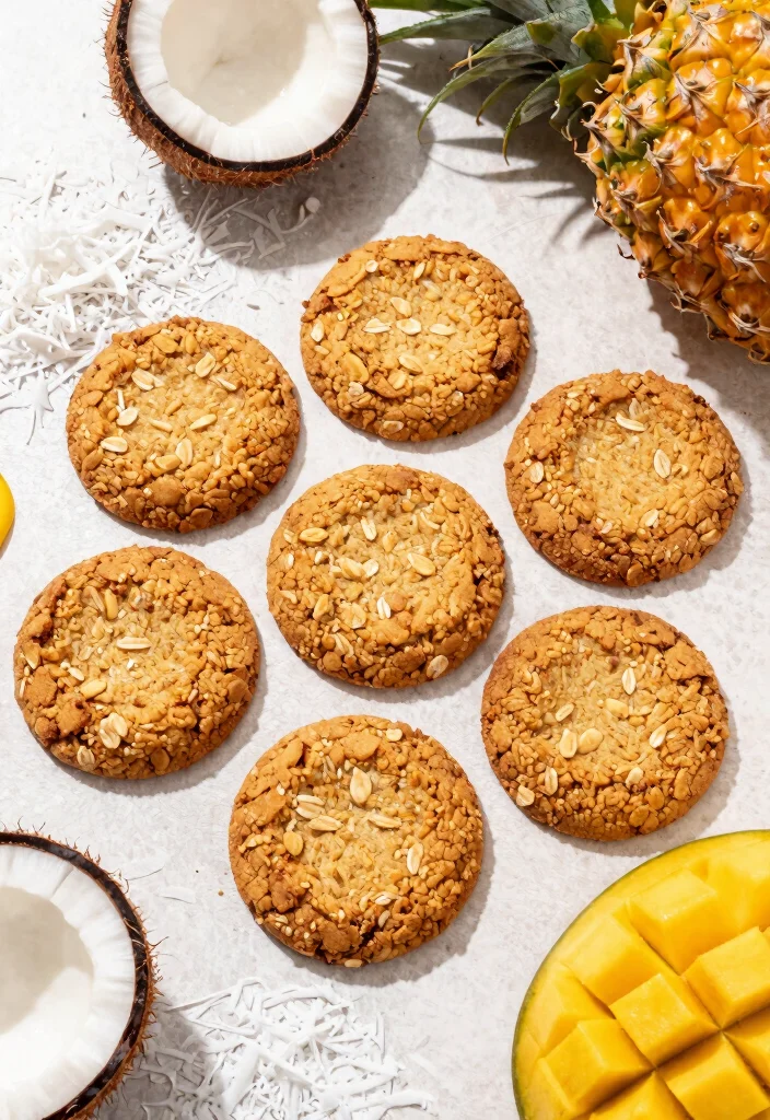 12 Chewy Gluten Free Oatmeal Cookies Recipes Hearty and Satisfying - 9. Tropical Coconut Oatmeal Cookies 1