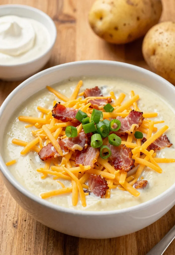 12 Creamy Gluten Free Potato Soup Recipes Hearty and Comforting - 2. Loaded Baked Potato Soup 1