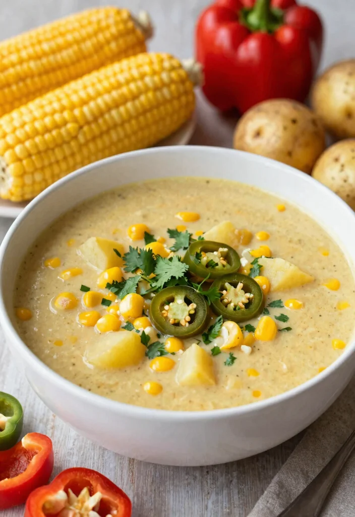 12 Creamy Gluten Free Potato Soup Recipes Hearty and Comforting - 4. Spicy Potato and Corn Chowder 1