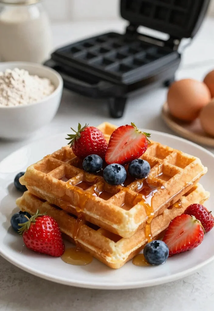 12 Crispy Gluten Free Waffle Ideas Light Fluffy and Weekend Ready - 1. Classic Gluten-Free Waffles 1