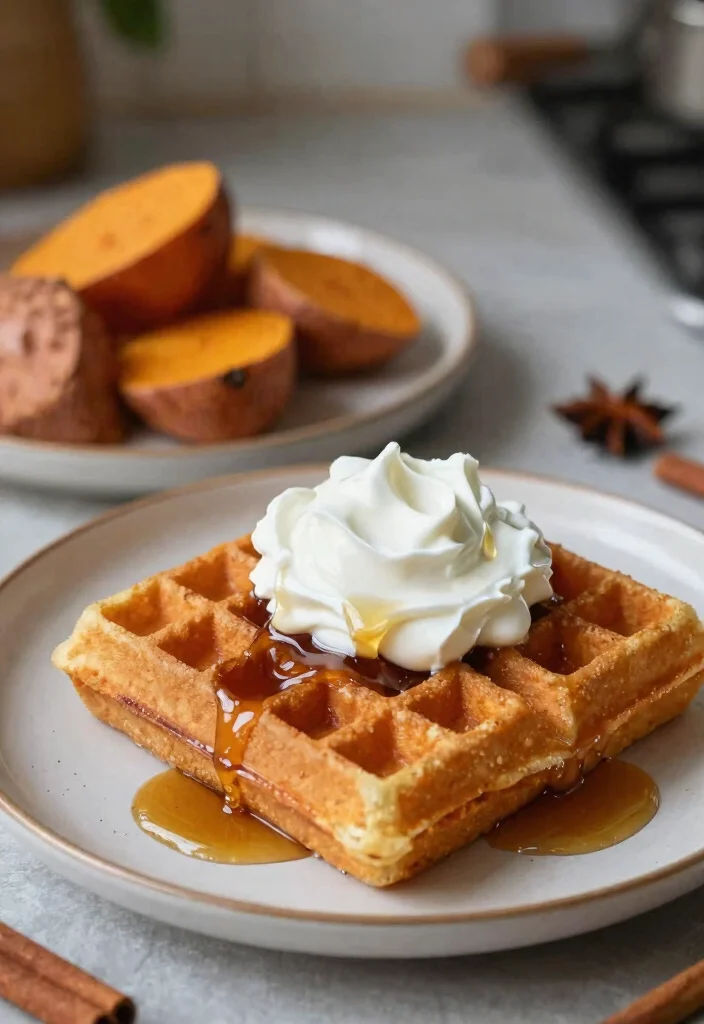 12 Crispy Gluten Free Waffle Ideas Light Fluffy and Weekend Ready - 9. Sweet Potato Waffles 1
