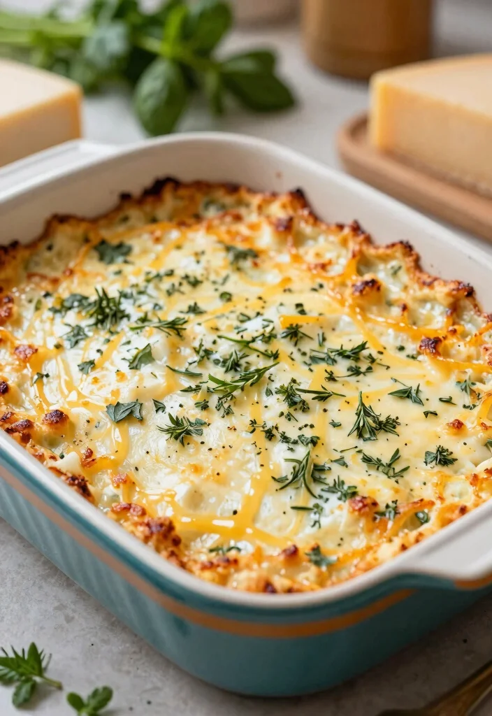 12 Easy Gluten Free Breakfast Casserole Recipes Perfect for Meal Prep - 11. Savory Herb and Cheese Casserole 1