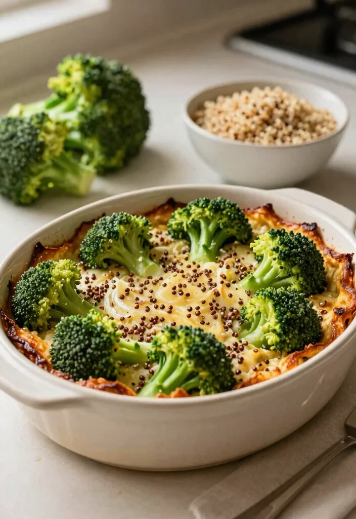 12 Easy Gluten Free Breakfast Casserole Recipes Perfect for Meal Prep - 3. Quinoa and Broccoli Breakfast Bake 1