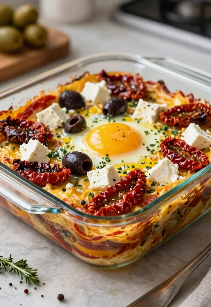 12 Easy Gluten Free Breakfast Casserole Recipes Perfect for Meal Prep - 6. Mediterranean Egg Casserole 1