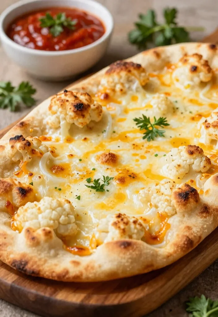 12 Easy Gluten Free Naan Bread Recipes Soft Chewy and Flavorful - 9. Cheesy Cauliflower Naan 1