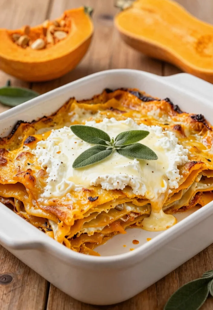 12 Rich Gluten Free Lasagna Recipes Layered Cheesy and Satisfying - 6. Butternut Squash and Sage Gluten Free Lasagna 1
