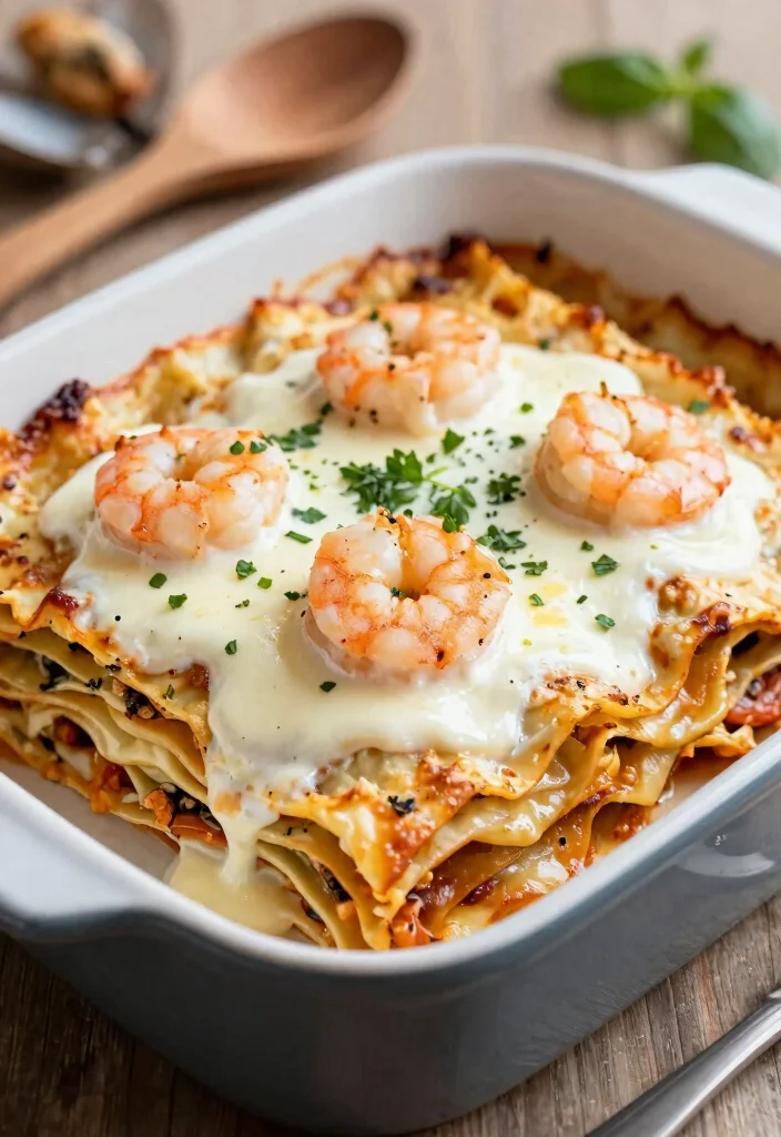 12 Rich Gluten Free Lasagna Recipes Layered Cheesy and Satisfying - 9. Seafood Gluten Free Lasagna 1