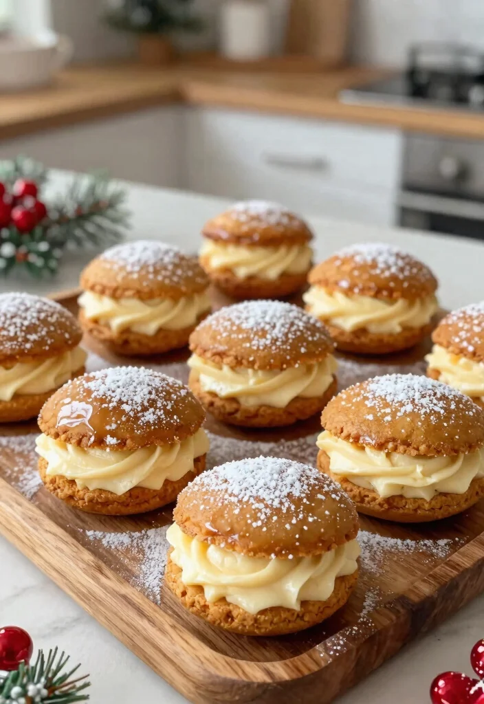 12 Spiced Gluten Free Gingerbread Cookies Recipes Perfect for the Holidays - 10. Gingerbread Whoopie Pies 1