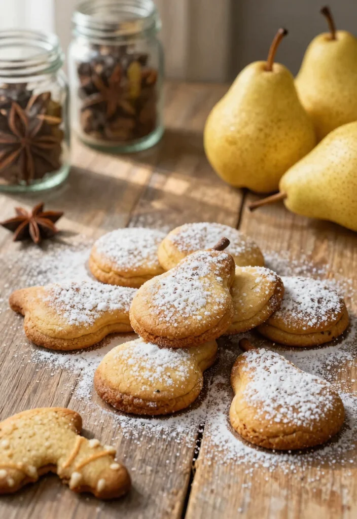 12 Spiced Gluten Free Gingerbread Cookies Recipes Perfect for the Holidays - 11. Gingerbread Pear Cookies 1