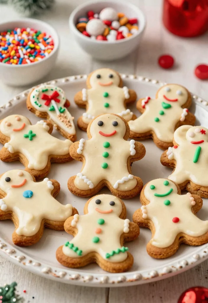12 Spiced Gluten Free Gingerbread Cookies Recipes Perfect for the Holidays - 5. Gingerbread Men with Vegan Cream Cheese Frosting 1