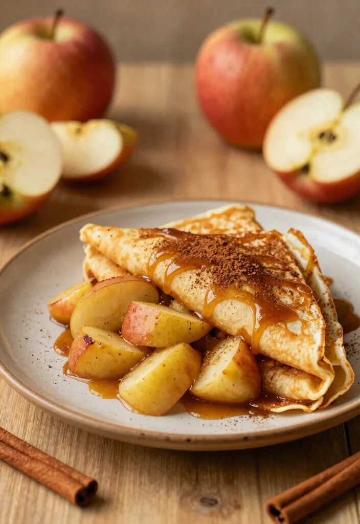 12 Thin and Delicate Gluten Free Crepes Recipes Perfect for Breakfast or Dessert - 10. Apple Cinnamon Gluten Free Crepes 1