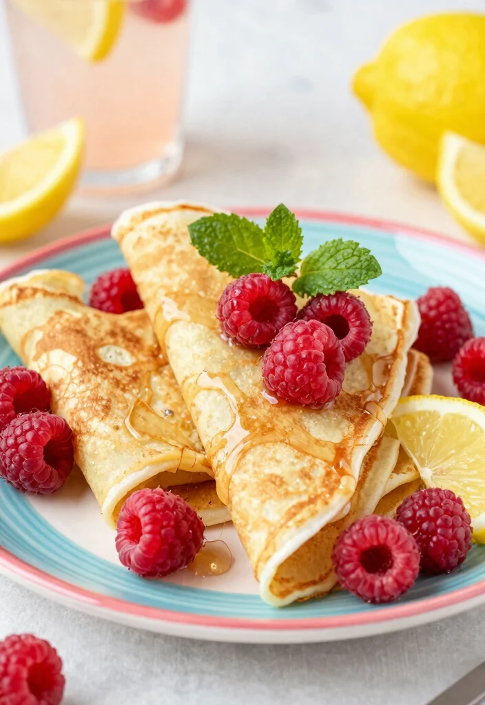 12 Thin and Delicate Gluten Free Crepes Recipes Perfect for Breakfast or Dessert - 12. Raspberry Lemonade Gluten Free Crepes 1