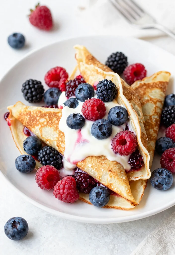 12 Thin and Delicate Gluten Free Crepes Recipes Perfect for Breakfast or Dessert - 4. Berry Bliss Gluten Free Crepes 1