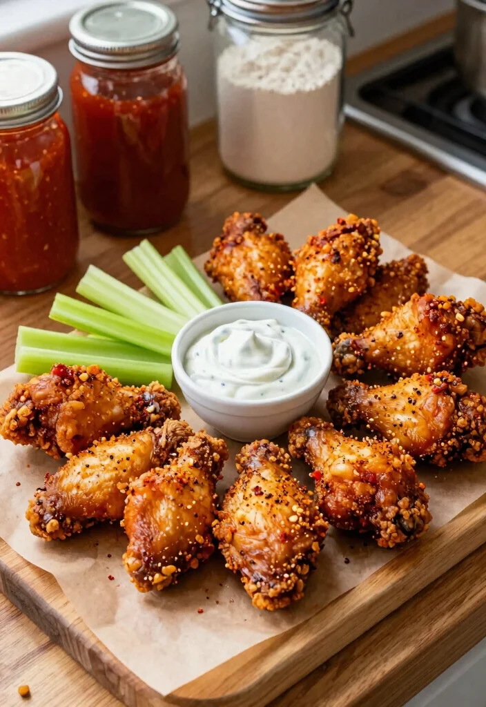 13 Crispy Gluten Free Fried Chicken Recipes Crunchy Juicy and Flavorful - 2. Spicy Gluten Free Fried Chicken Wings 1