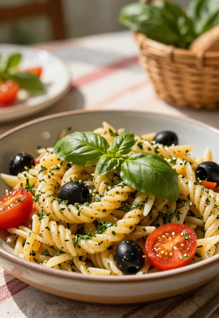 13 Easy Gluten Free Pasta Salad Recipes Perfect for Potlucks and Picnics - 10. Italian Herb Pasta Salad 1
