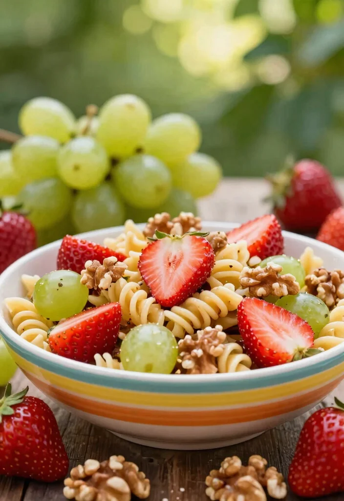 13 Easy Gluten Free Pasta Salad Recipes Perfect for Potlucks and Picnics - 12. Fruit and Nut Pasta Salad 1