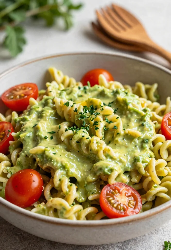 13 Easy Gluten Free Pasta Salad Recipes Perfect for Potlucks and Picnics - 6. Creamy Avocado Pasta Salad 1