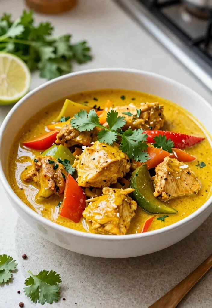 13 High Protein Gluten Free Meals to Fuel Your Body and Keep You Full - 11. Coconut Curry Chicken 1