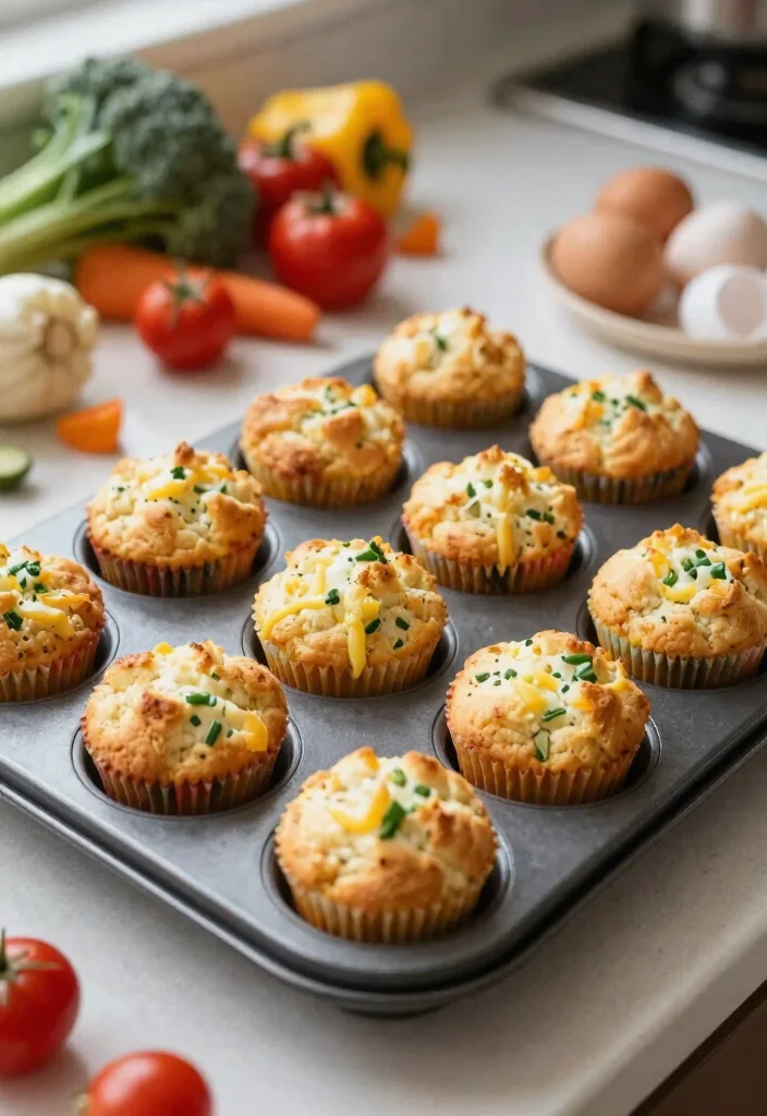 13 High Protein Gluten Free Meals to Fuel Your Body and Keep You Full - 7. Egg and Veggie Breakfast Muffins 1