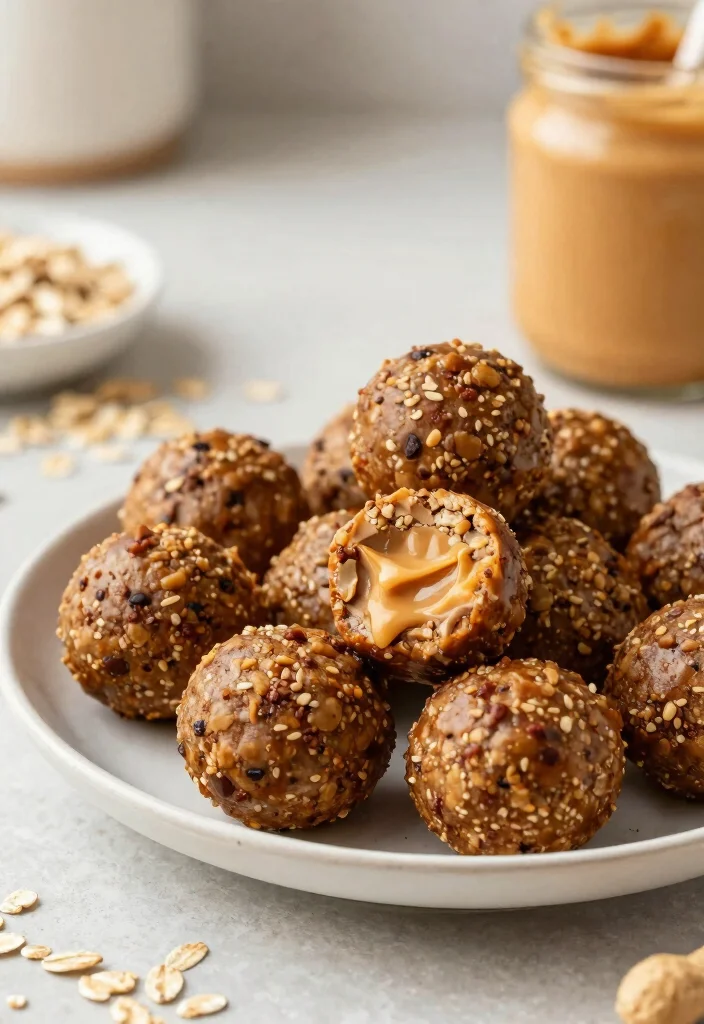 13 High Protein Gluten Free Meals to Fuel Your Body and Keep You Full - 9. Peanut Butter Protein Balls 1